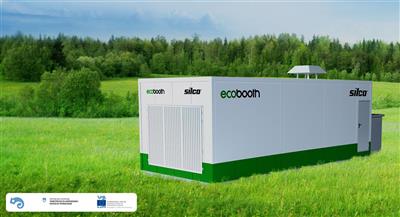 Niskoenergetska mobilna lakirnica »Ecobooth«